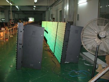 P16 16mm Modular 2r1g Tri Color Led Text Message Display Screens For Bank