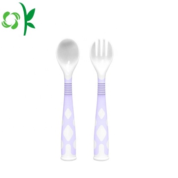 Zachte siliconen lepel voor baby dineren