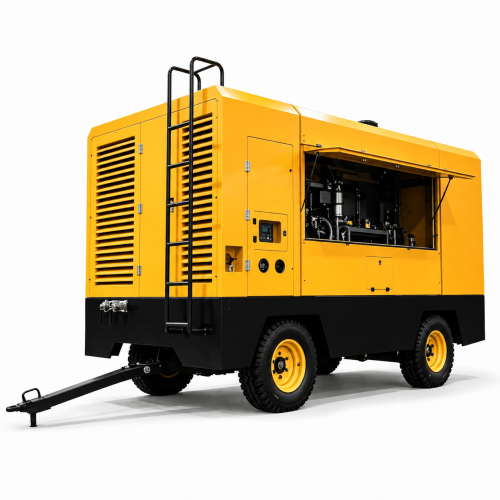 593CFM 145Psi Oil Free Diesel Driven Mobile Screw Air Compressor