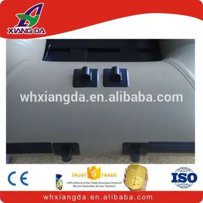 inflatable pontoon boats portable fishing flat bottom boat