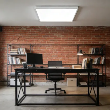 Ceiling lamp with soft light spread