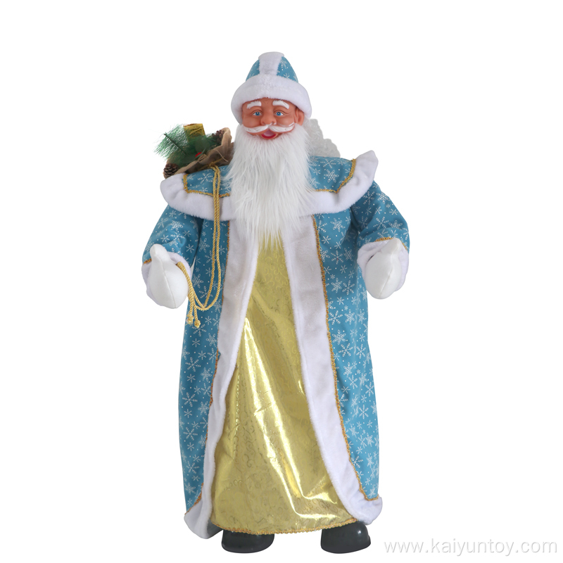 Various Styles Of Santa Claus Standing Ornaments