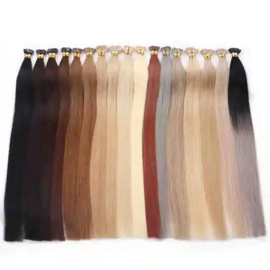 Harmony 20 22" Cuticle Aligned Italian Keratin Human Remy Hair 1g/strand Pre Bonded Flat Tip Hair Extensions