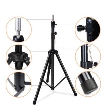 Tripod Stand Metal Adjustable Wig Stand Cosmetology Hairdressing Training Mannequin Head Stand Tripod For Canvas Head