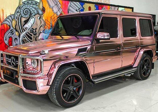 Mirror Rose Gold Chrome Vinyl Car Wrap