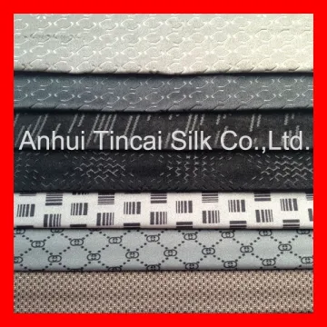 Jacquard/Embossed/Printed Foam Bonded Bus Seat Fabric