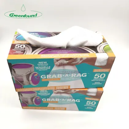 Grab-A-Rag 50PK Microfiber Ultrasonic Cut Wiping Rags