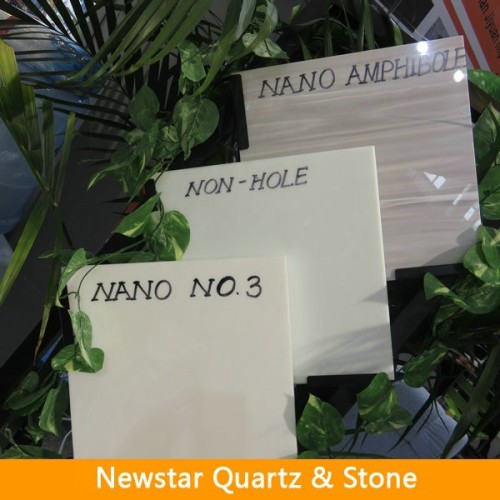 Newstar Polished Pure White Nano Crystallized Glass Stone