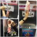 Iogurte congelado 3 sabores Máquina de fabricação de sorvete