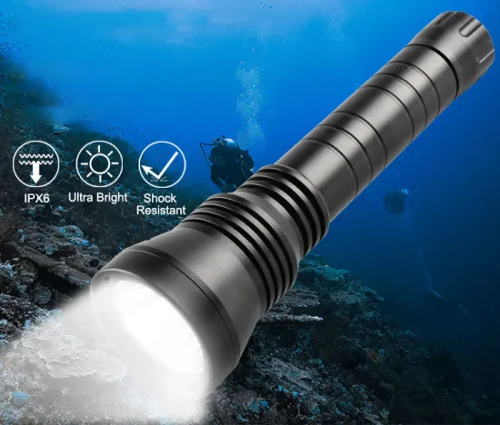 High-Power Brightenlux Scuba Diving Flashlight: 500/5000 Lumens, 800M Waterproof