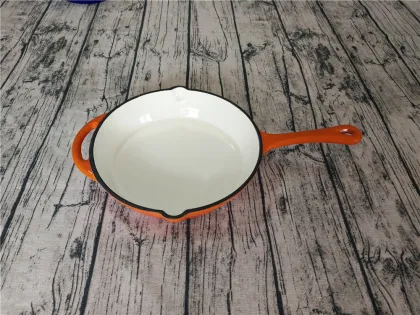 Chinses cast iron frying pan with long handle
