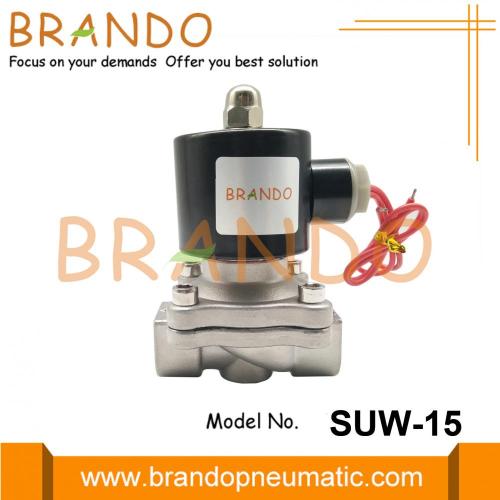 1/2 &#39;&#39; SS304 NC SUW-15 UNID-type magneetventiel