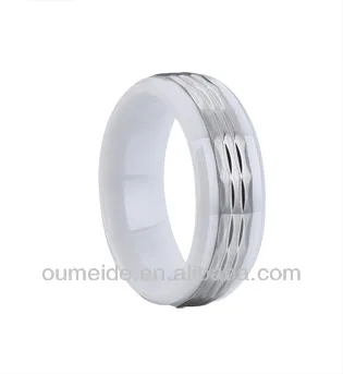 ceramic and titanium wholesale ceramic jewelry ring