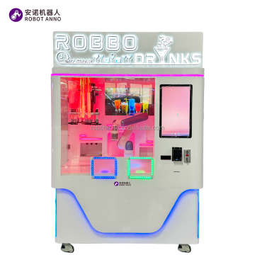 Robot Bartender Vending Machine with Ice and Soda Dispenser - 32 Bottles