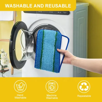 Customizable Made in China Replacement Mop Pads for Bona Floor Cleaning System: Easy Fit Reveal Mop Pads