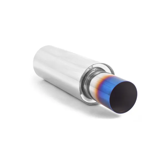 Truck Chrome Stainless Steel 2.5 Inch Exhaust Pipes with Clamp Tail