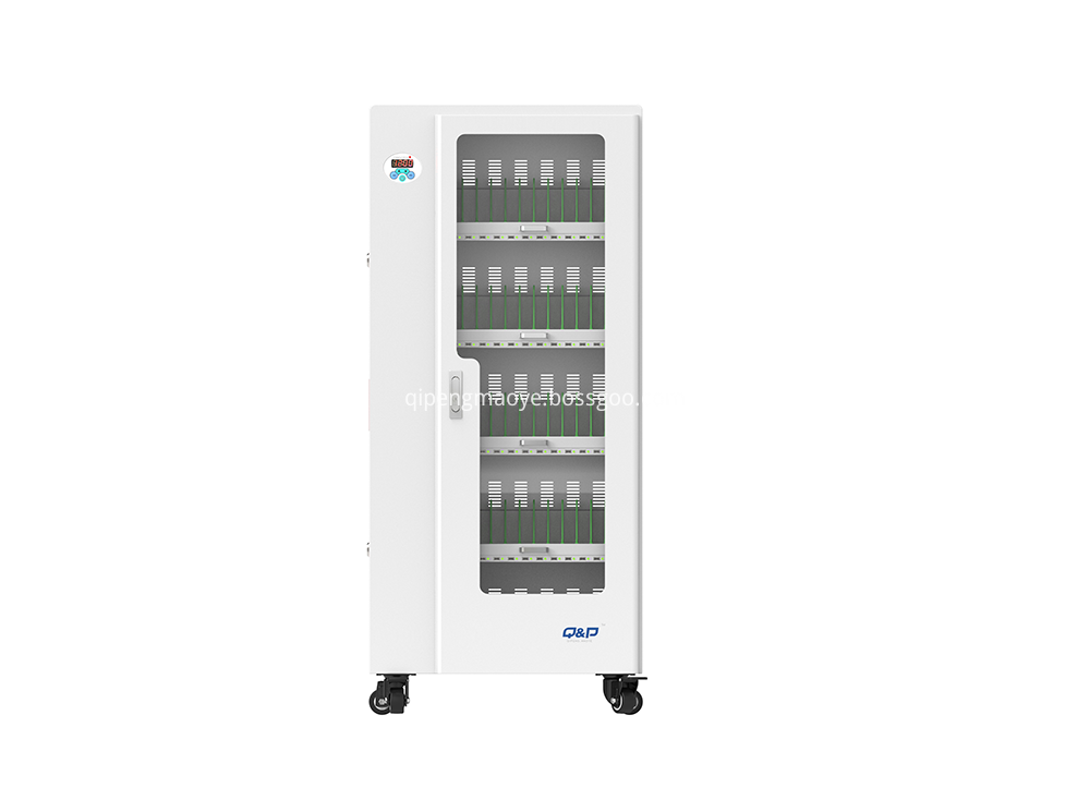 UV lamp tablet charging carts