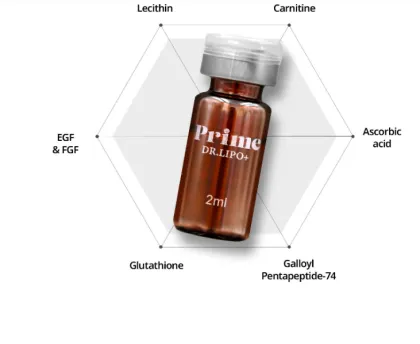 Prime Dr Lipo 10*2ml Derma Solution Dissolving Lipo Lab Lipo+Dissolving Solution Lipo Plus