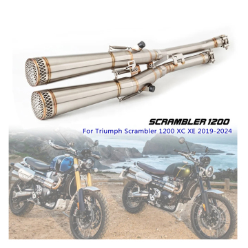 Triumph Scrambler 1200 XC XE 2019-2024 Motorcycle Exhaust System