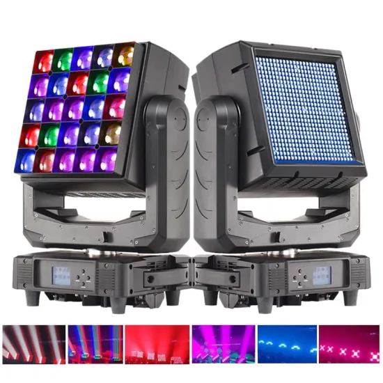 25x40W Wash Zoom Strobe Matrix DMX Moving Head 4-in-1 RGBW Stage Light