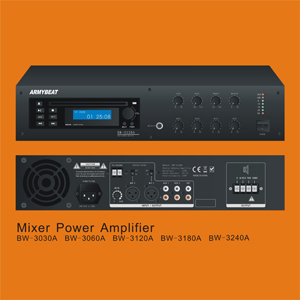 Public Address Amplifier BW-3030A BW-3060A BW-3120A BW-3240A
