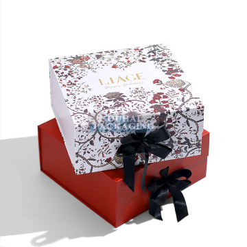Eco-Friendly Magnetic Gift Boxes for Cosmetics - Custom Christmas Packaging with Branding