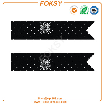 Chinese knot rhinestone transfer for cheer bows