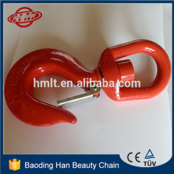 alloy steel g80 lifting chain swivel hook 10mm