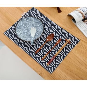 Modern Japanese style cloth dinner placemat