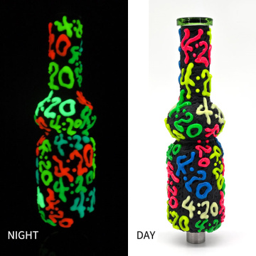 Glass Smoking Bongs with 420 numbers