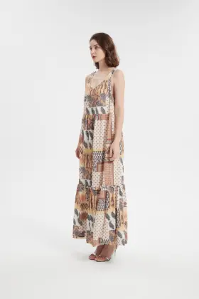 Europe maxi dresses high stretchy