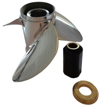 Propice en acier inoxydable interchangeable 3 lame 13 3/4x19 R / L Marine hors-bord