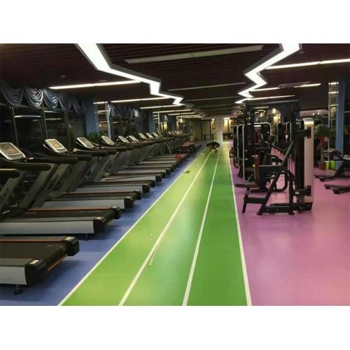 Alfombrilla de vinilo de plástico para gimnasio