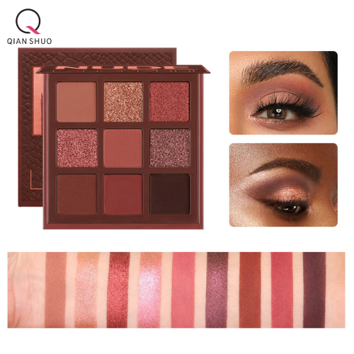 Paleta de sombras de ojos mate de doble textura para eventos especiales