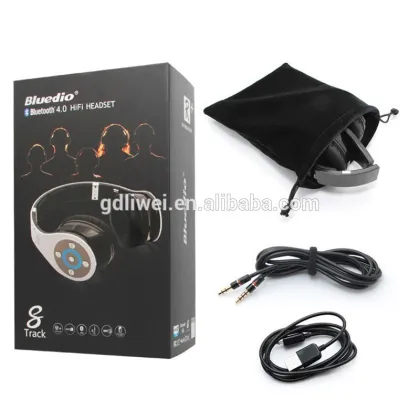 Bluedio R+ Bluetooth headphones Revolution 8 Sound Tracks with Microphone NFC Bluetooth4.0