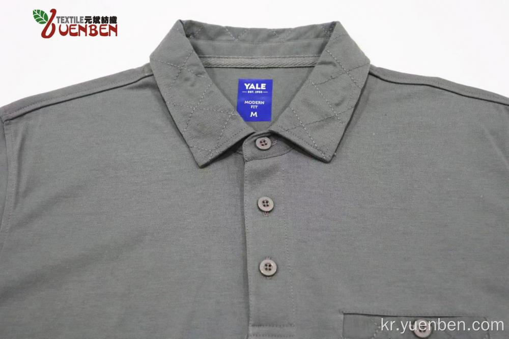 65 % Poly 35 % Cotton Solid Jersey with Pocket