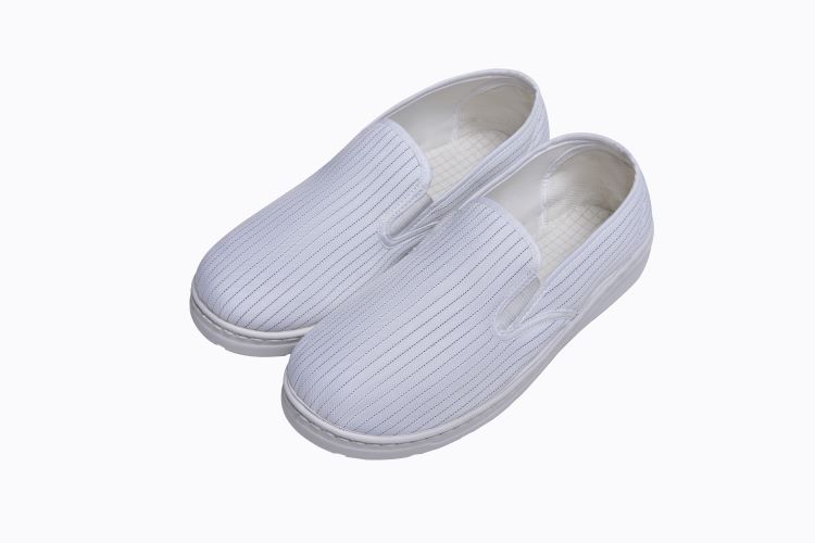 Cleanroom White Thin Stripes of Sole Shoes