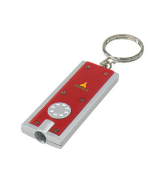 Promotional Led Flashlight Keychain W/ Logo