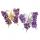 Amethyst Butterfly Decoration Healing Crystal Chip Beads Ornament Home Decor Gifts