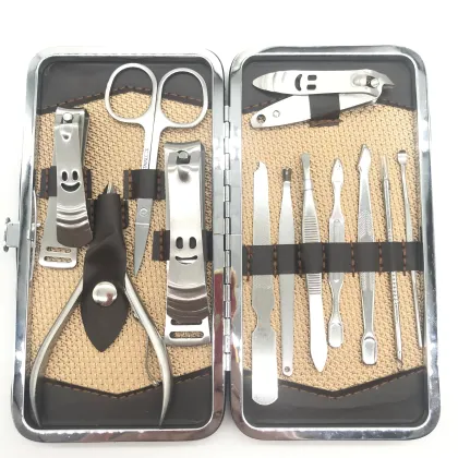 Professional 12-Pc Beauty Nail Manicure Pedicure Set
