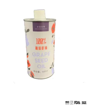 DADI 350ml Olive Oil Round Food Grade Tin