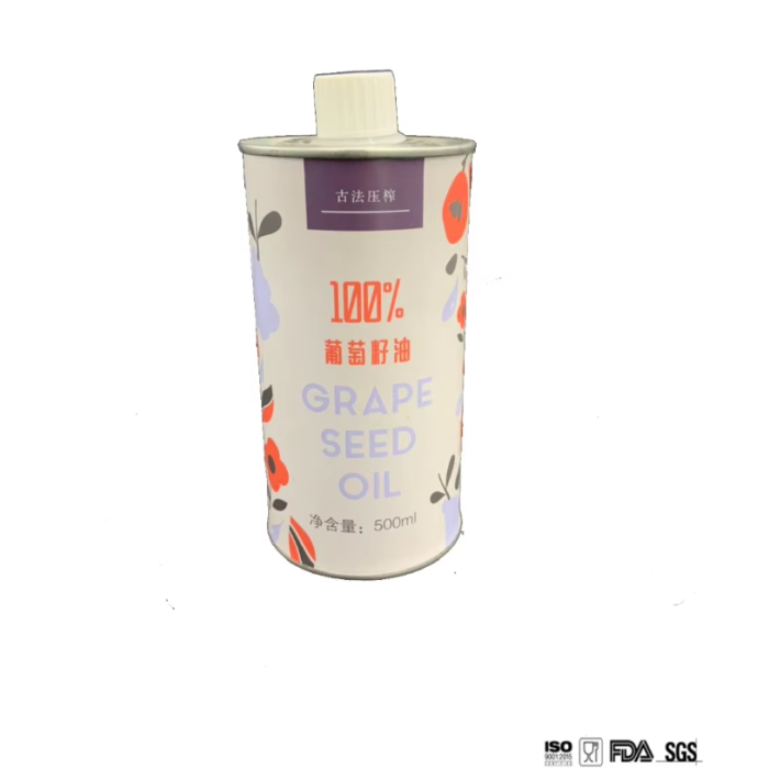 DADI 350ml Olive Oil Round Food Grade Tin