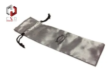 Jewelry Packaging Satin Drawstring Bag With Personalized Logo