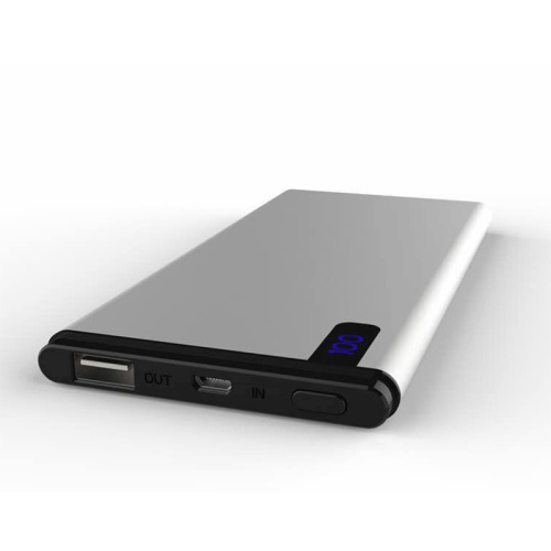slim 10000mah power bank with led display