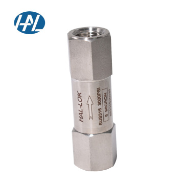 Stainless Steel High-Pressure Gas Medium-Temperature Female Thread Filter