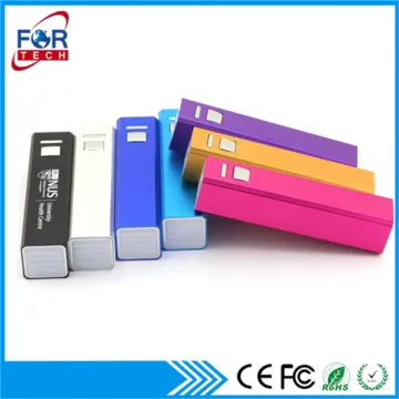 Custom 2600MAH gIFTS portable external battery charger mobile phone battery charger application