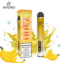 Aivono Aim Stick 2500 Puffs قلم vape يمكن التخلص منه