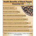 Factory supply 100% pure black pepper Essential Oil