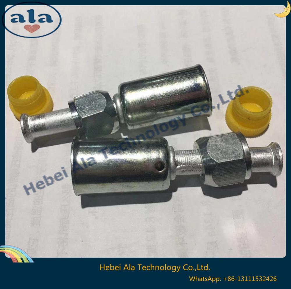 Al Joint With Iron Jacket Female Flare Auto Air Conditioning Hose Fittings Straight Ac Fittings 5 Al Joint With Iron Jacket Female Flare Auto Air Conditioning Hose Fittings Straight Ac Fittings 5