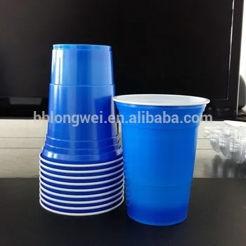 16oz disposable red beer cup solo cup double walled